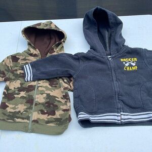 Two 12 Month Hoodies